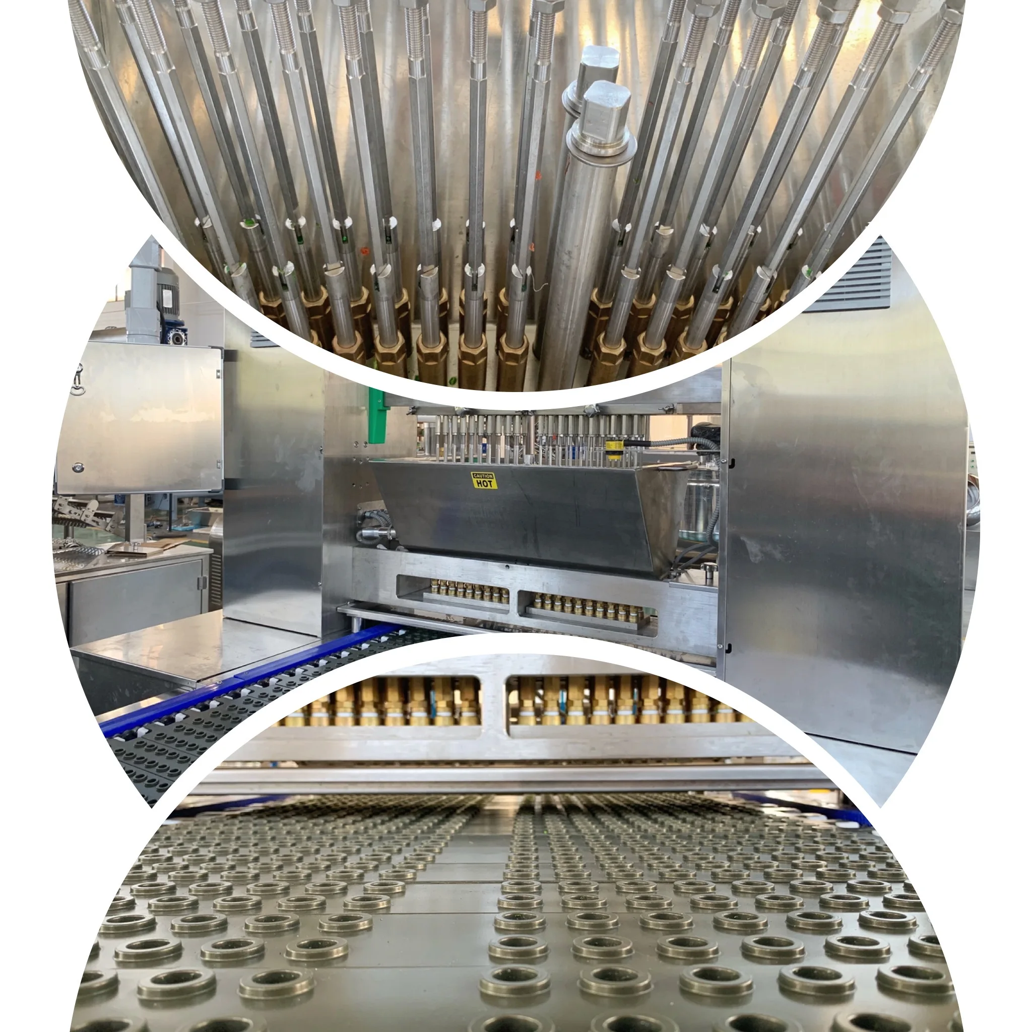 TG Machine full automatic starchless gummy candy making machine with aluminum molds for gummi balls