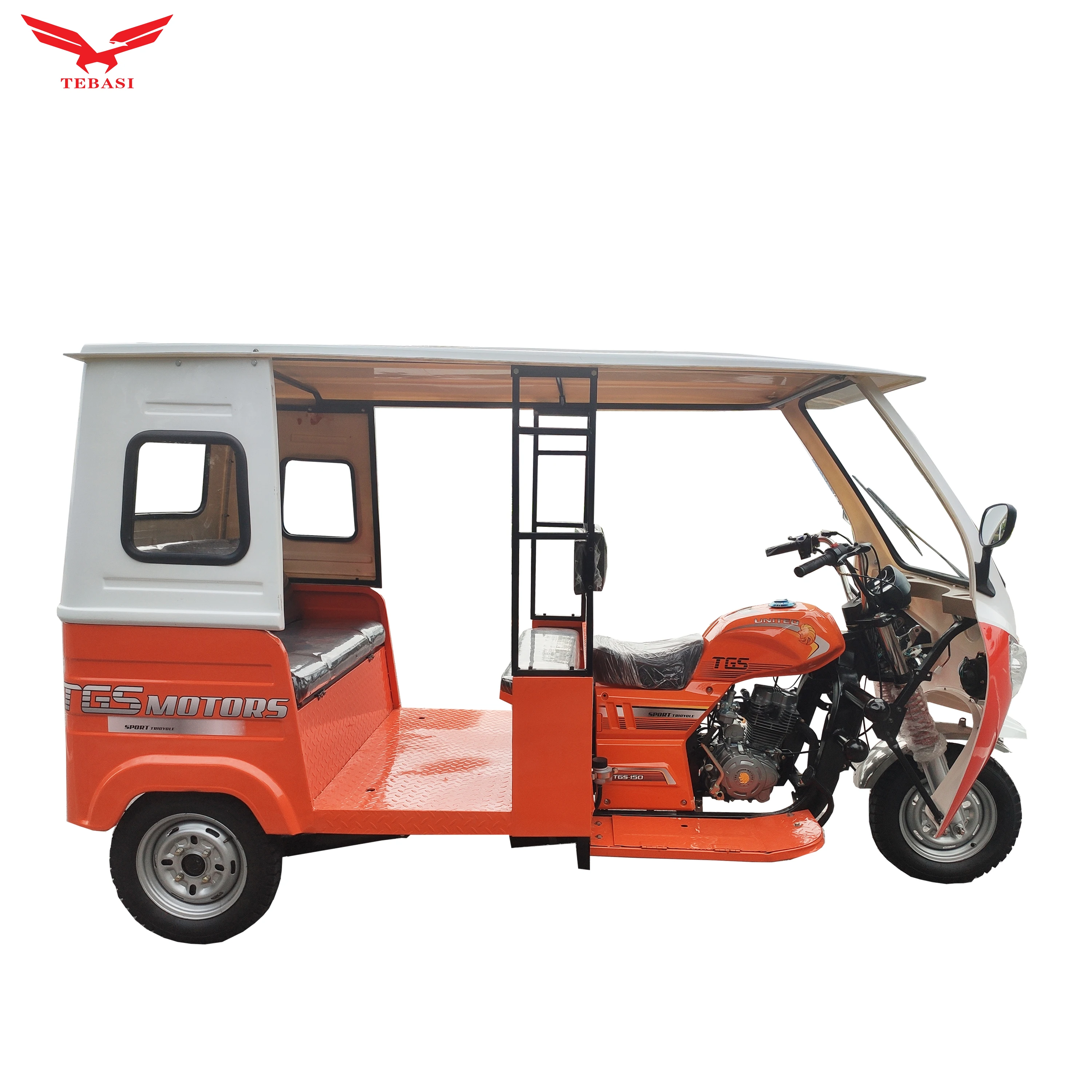 Quality 200cc Tvs King passenger tricycle taxi adult tricycle reliable China CCC engine