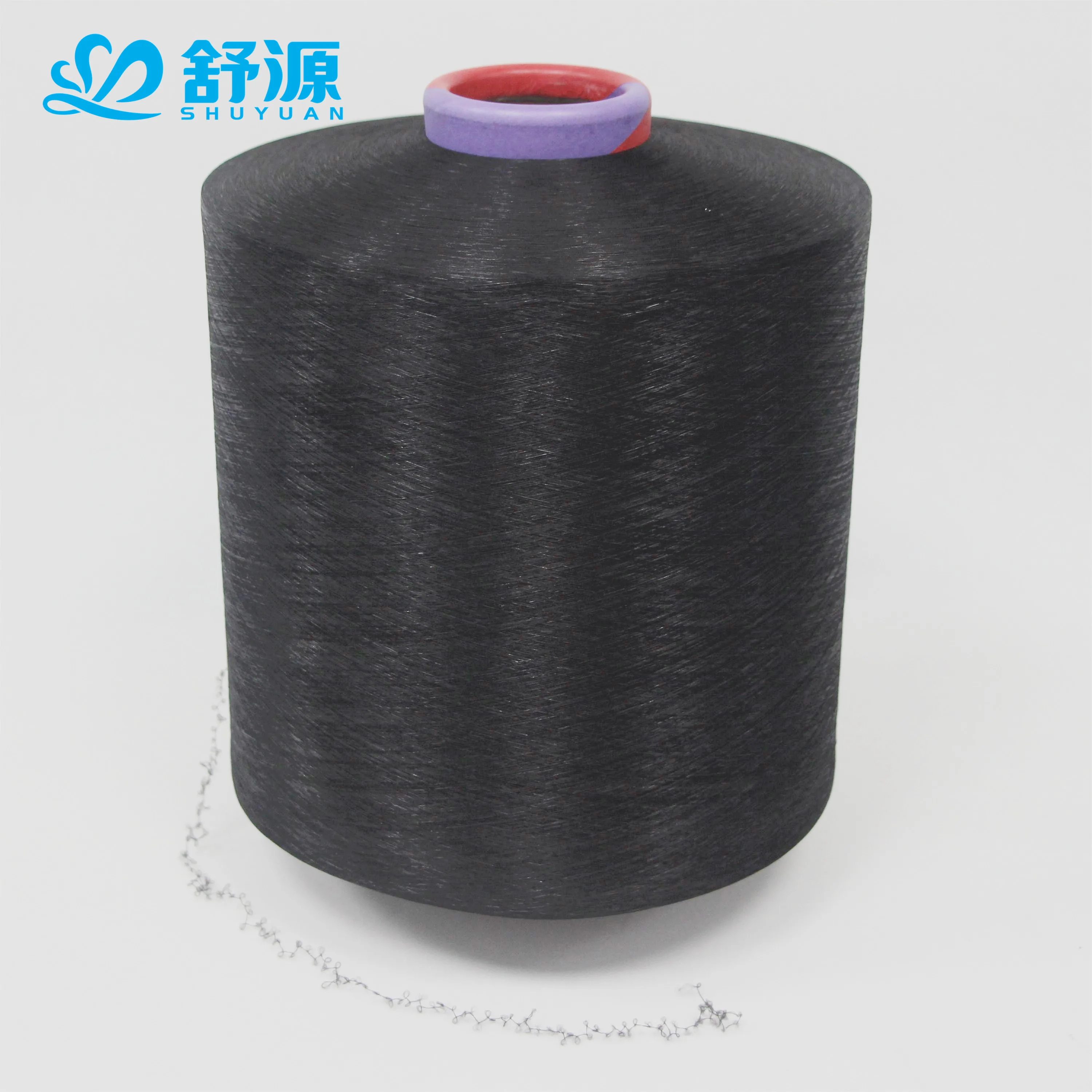 Shuyuan ACY Air Covered Yarn 20/75 30/75 40/75 Polyester Spandex covered Yarn For Socks Knitting