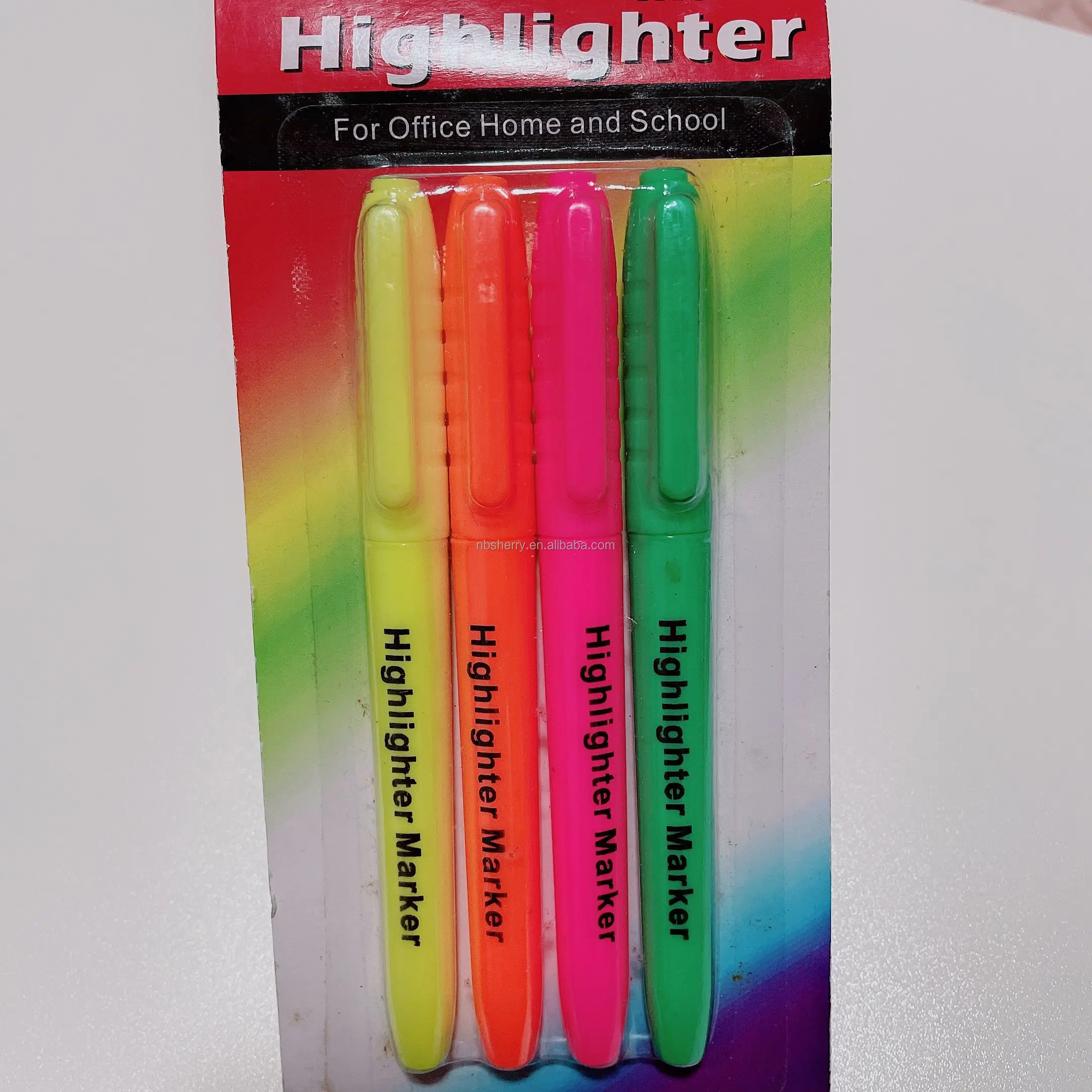 Factory hot sale many style shape highlighter marker pen
