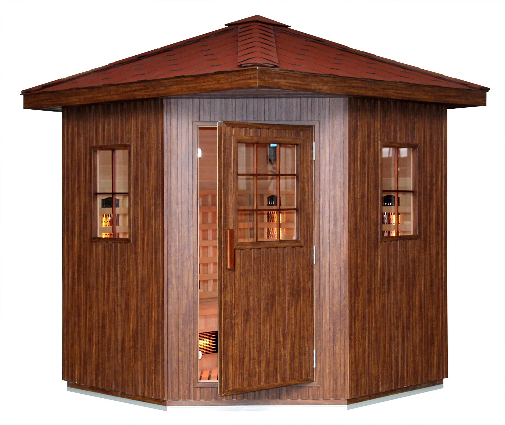 4 person best price outdoor far infrared sauna room with ceramic heater
