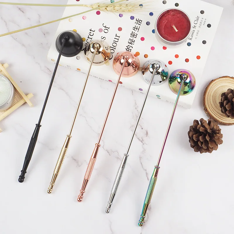 Beautiful Stainless Steel Bell Shape Black  Gold Silver Rose Gold Candle Snuffer