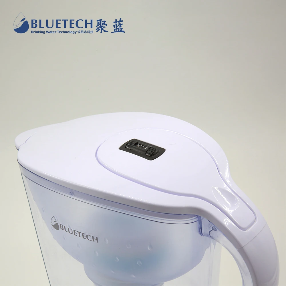 
With Electronic Timer 3.5L Fridge Door Design good tasting water BPA-Free water filter pitcher Jug for drinking water 