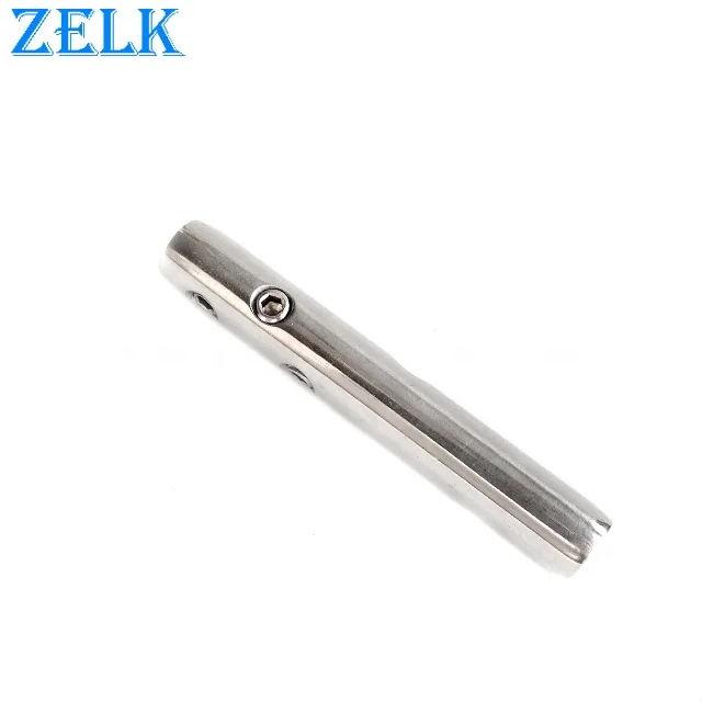 High Polished Rigging Screw Stainless Steel Wire Rope End Thread Swage Terminal Fitting