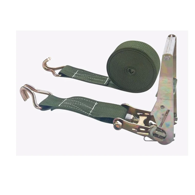 Customized Logo Lashing Strap Set Cam Buckle S-Hook Tie Downs Motorcycle Camlock Ratchet Down