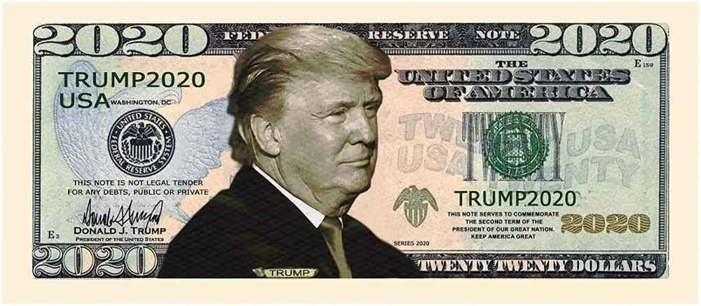 Дональд Трамп Билл набор 10 2020 на перепродажу в президентский доллар Ограниченная серия Новинка