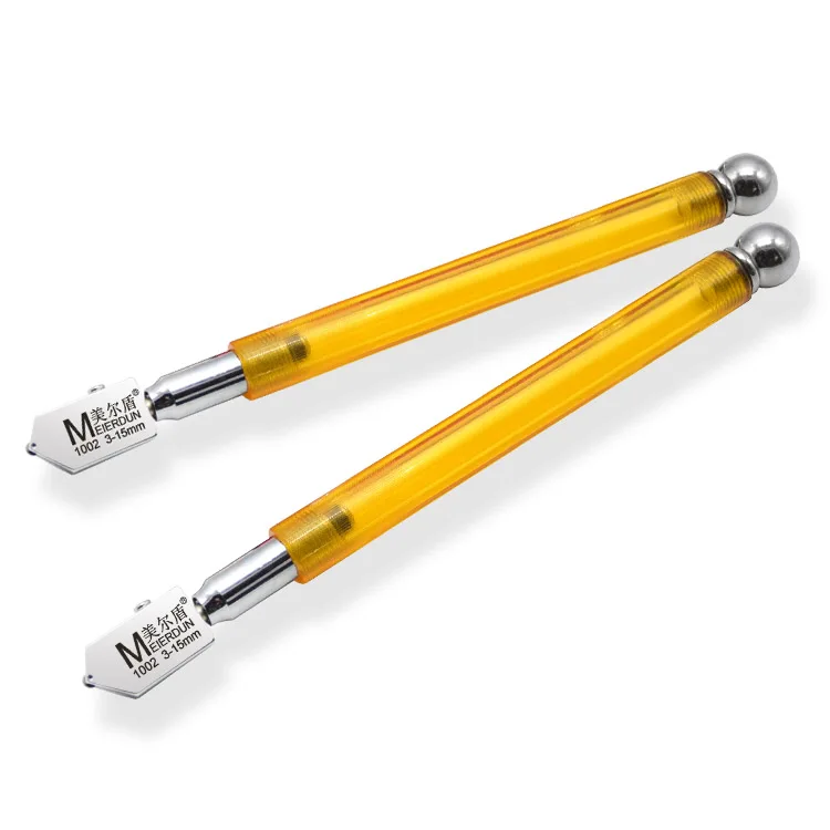 Glass cutter hand hold tools oil filled diamond glass and tile cutting Plastic transparent rod