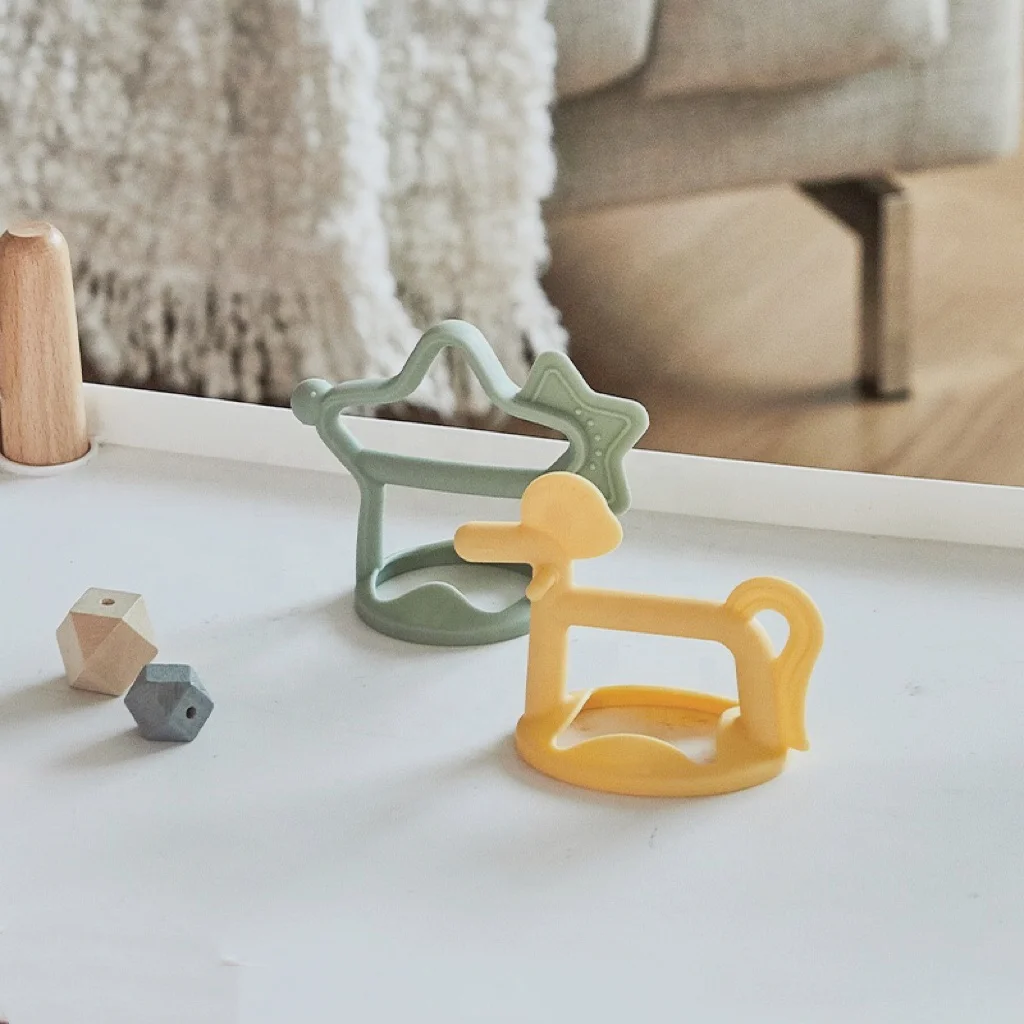 Wholesale Nontoxic Bpa Free Food Grade silicone baby teether baby chew toy teether baby teething toys silicone