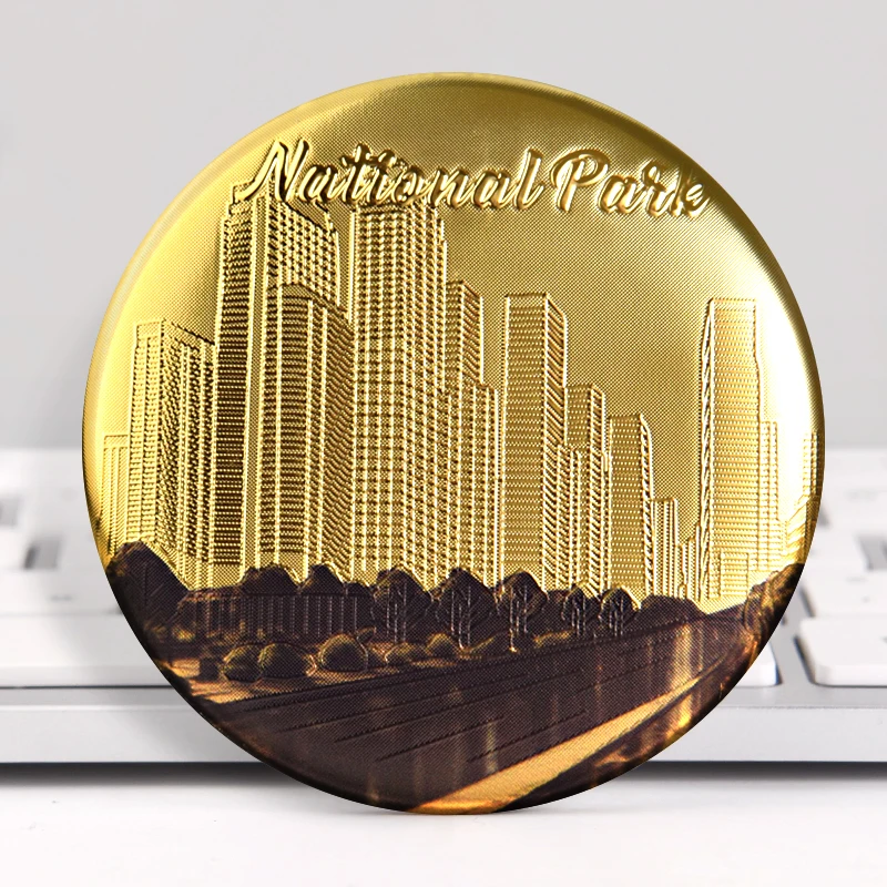 The latest button raised badge is suitable for cartoon star second Yuan performance commemorative badge customization