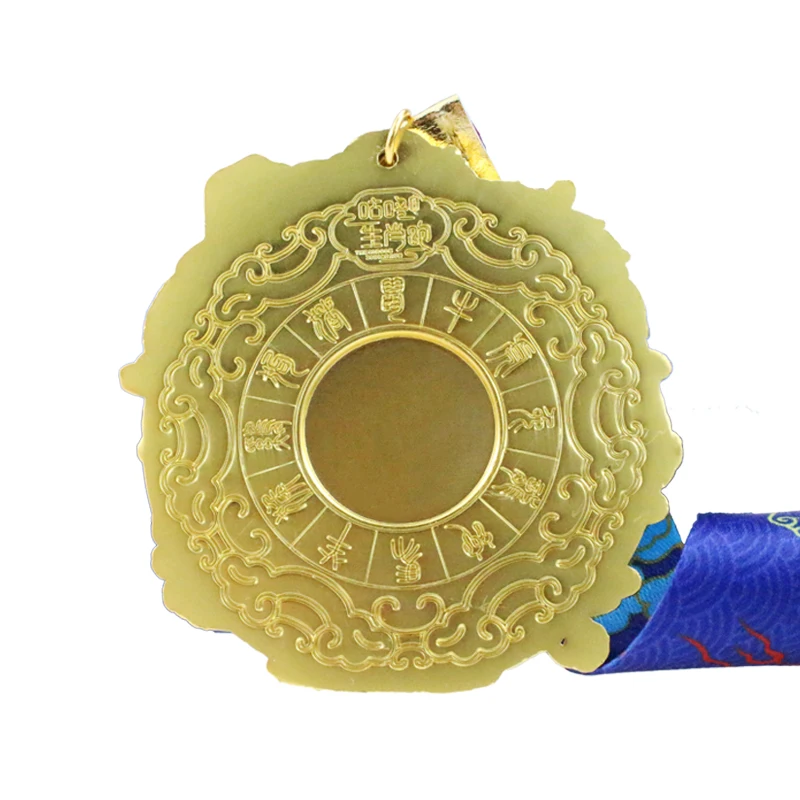 Custom Logo Spinner Medallion Unique Design 3D Hollow Enamel Sports Marathon Custom Spinning Medal UV Printed Souvenir Gift