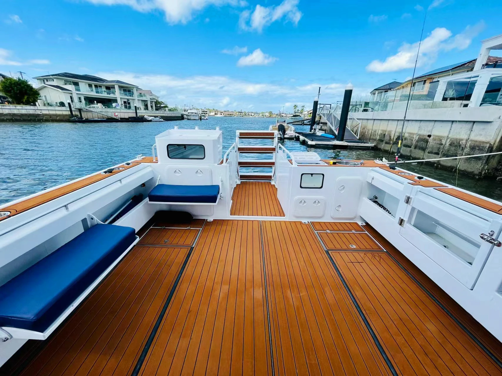 Aluminum Ocean Yacht Speed Boat 10m Catamaran Welded Aluminium Fishing Boat for sale