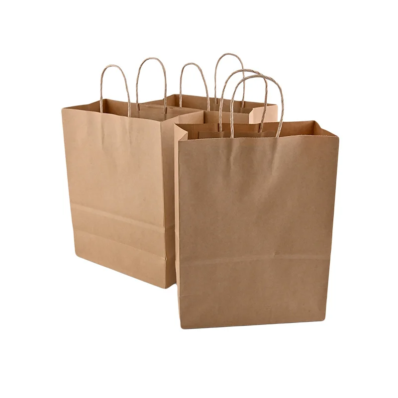 Luxury Reusable Merchandise Large Shopping Bag Kraft Paper For Clothes