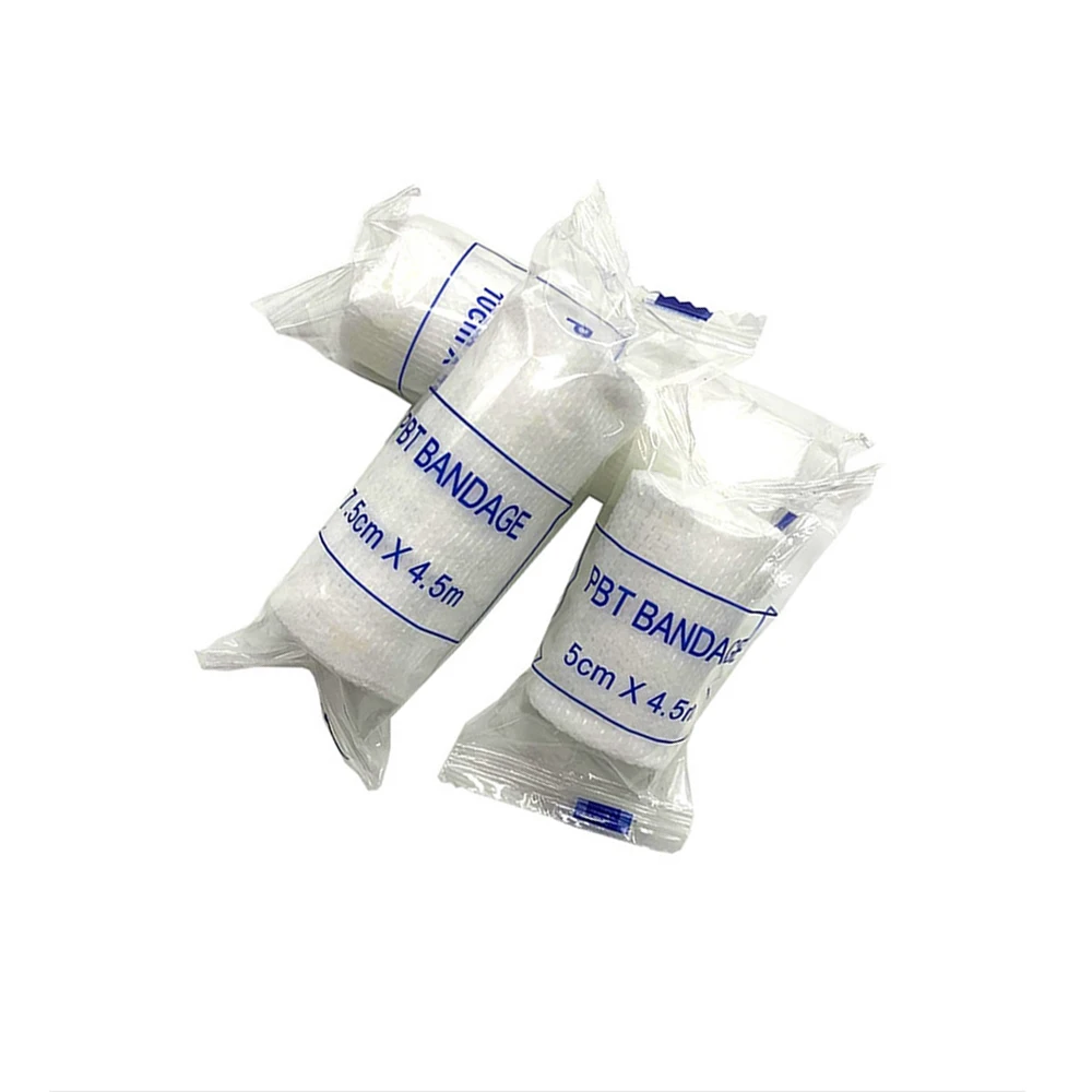 BLUENJOY Professional Pbt Elastic Bandage Medical First Aid Bandage 5*4.5cm For Hospital
