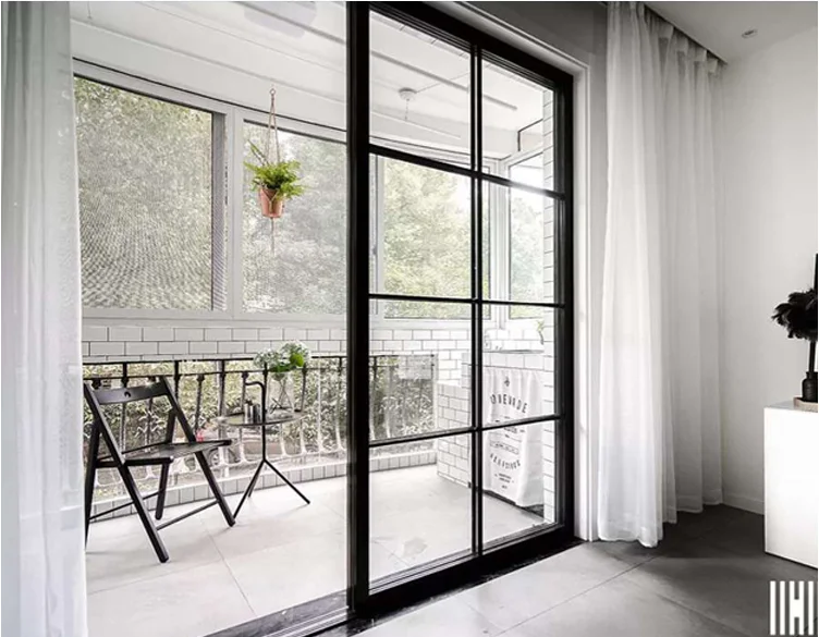 hot sale aluminum sectional design glass door garage  Interior Aluminium Sliding Glass Doors French Doors