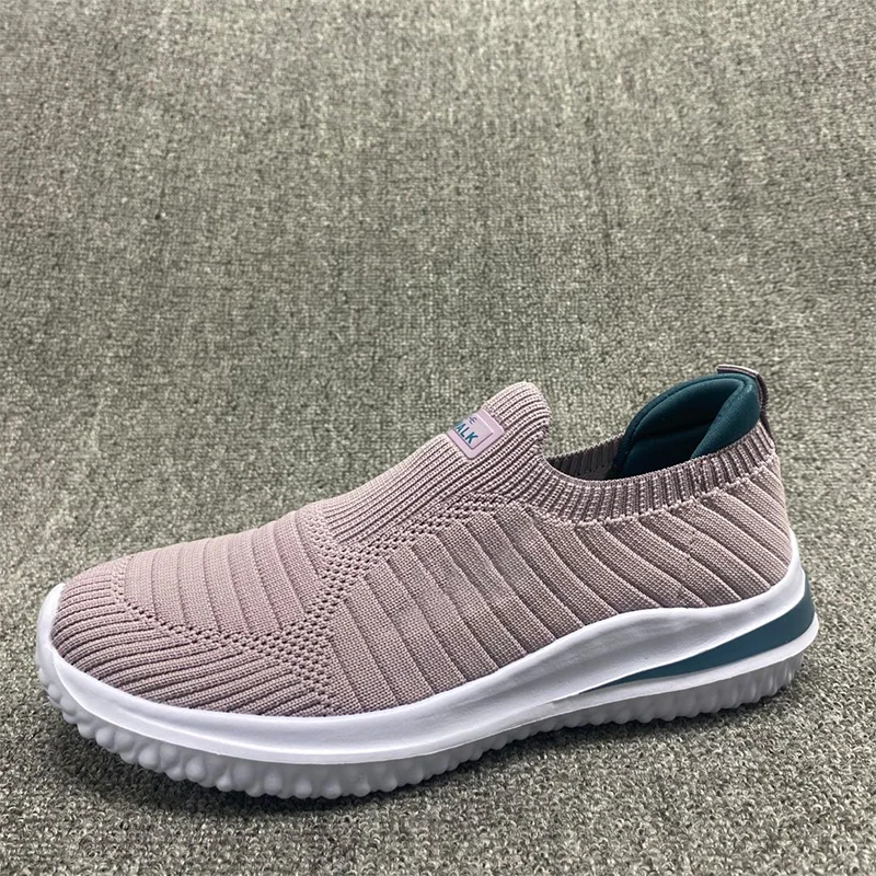 Mammon Wholesale Fashion Outdoor Sports Sneakers Casual Running Shoes Ladies Fly Knitted Shoes