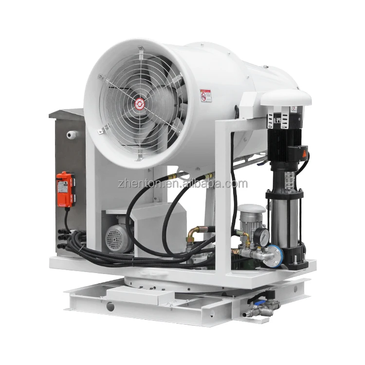 60m Fog Cannon Low Noise Construction Site Dust Suppression Pesticide Sprayer Playground Cannon Price Fog Machine Steam Sprayer