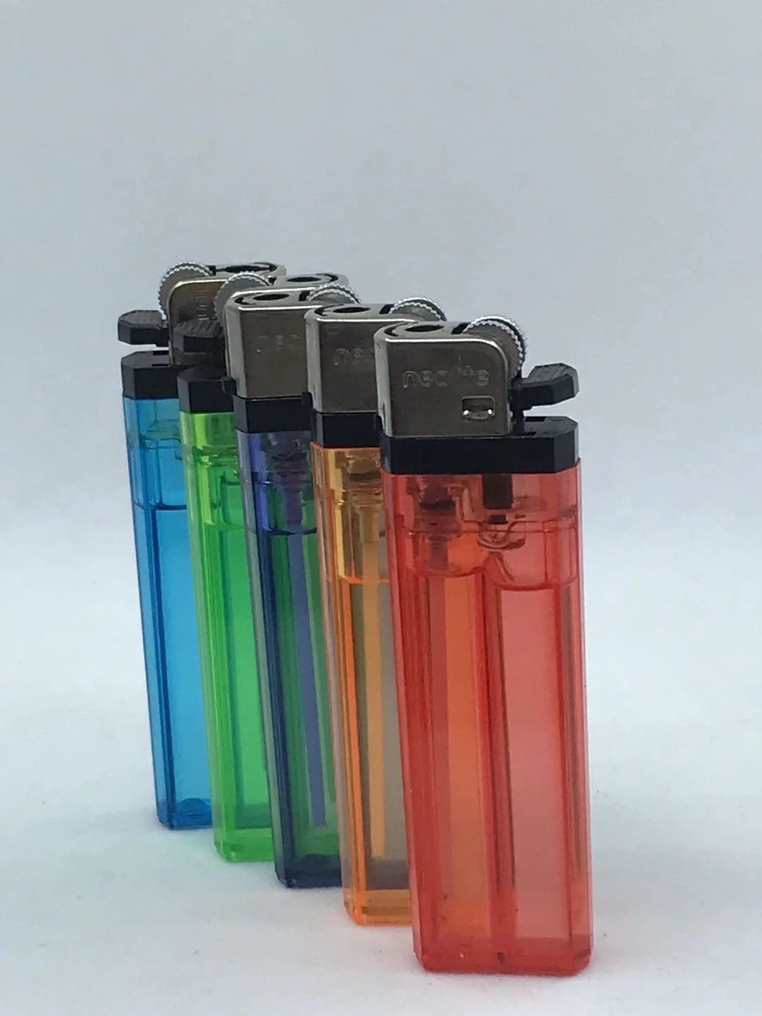 high quality cheap  plastic  five colours disposable lighter