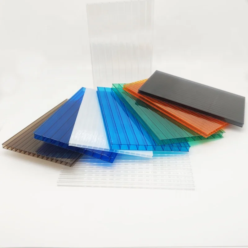 Colored plastic polycarbonate hollow sheets partition PC panels