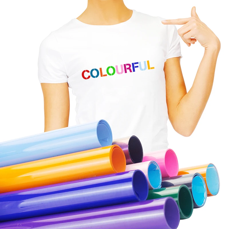 0.01$ Free Sample Hot Peel Cricut Iron OnTPU  Vinyl Heat Transfer Film