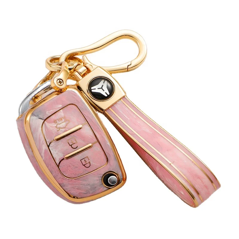 3 Buttons Flip Folding Remote Control Fob case,Clicker Key Shell Case for Hyundai,car key case for Buttons with Eject Buttons