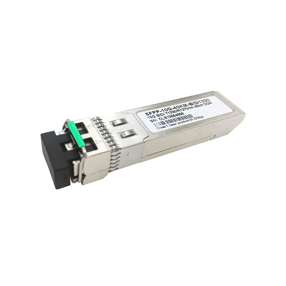 Приёмопередатчик типа SFP 10G + BIDI 1270nm/1330nm 40 км DOM SMF LC волоконно оптический трансивер модуль