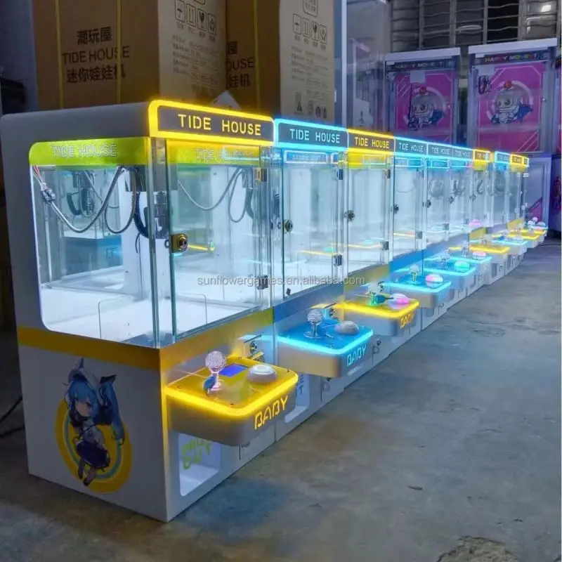 HY Hot Selling Mini Claw Machine Arcade Game Machine New Toy Crane Mini Claw Machine for Shopping Mall