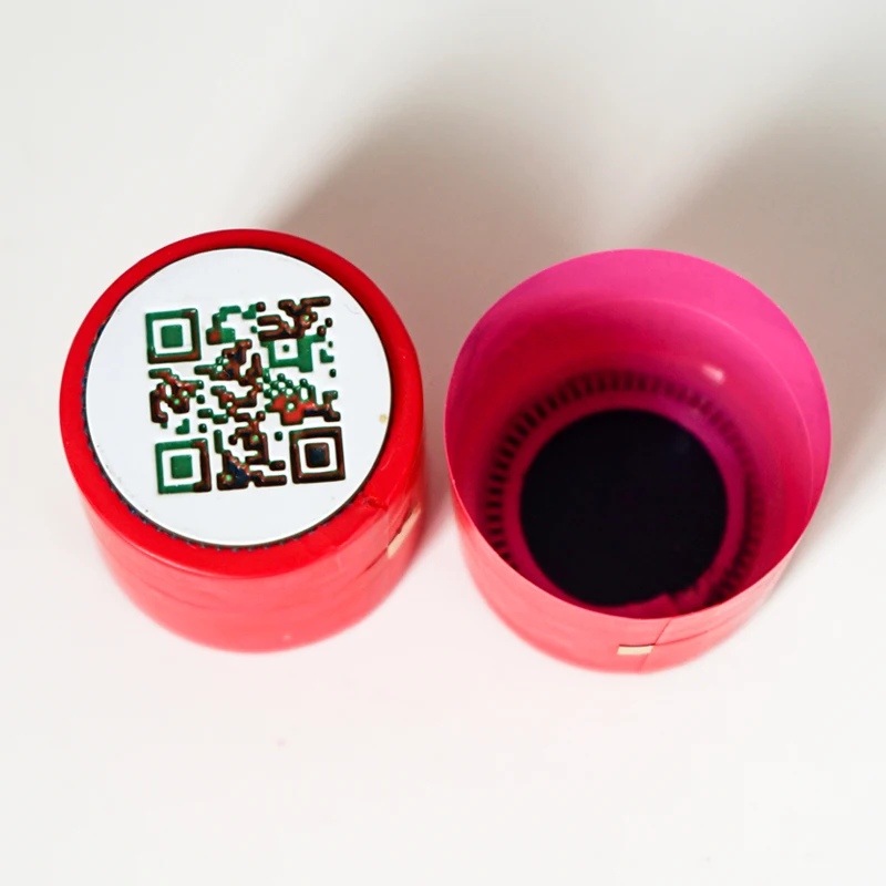 Подгонянная структура 3D QR Code Tamper очевидная этикетка для бутылки вина с защитой от подделки герметизации термоусадочная крышка