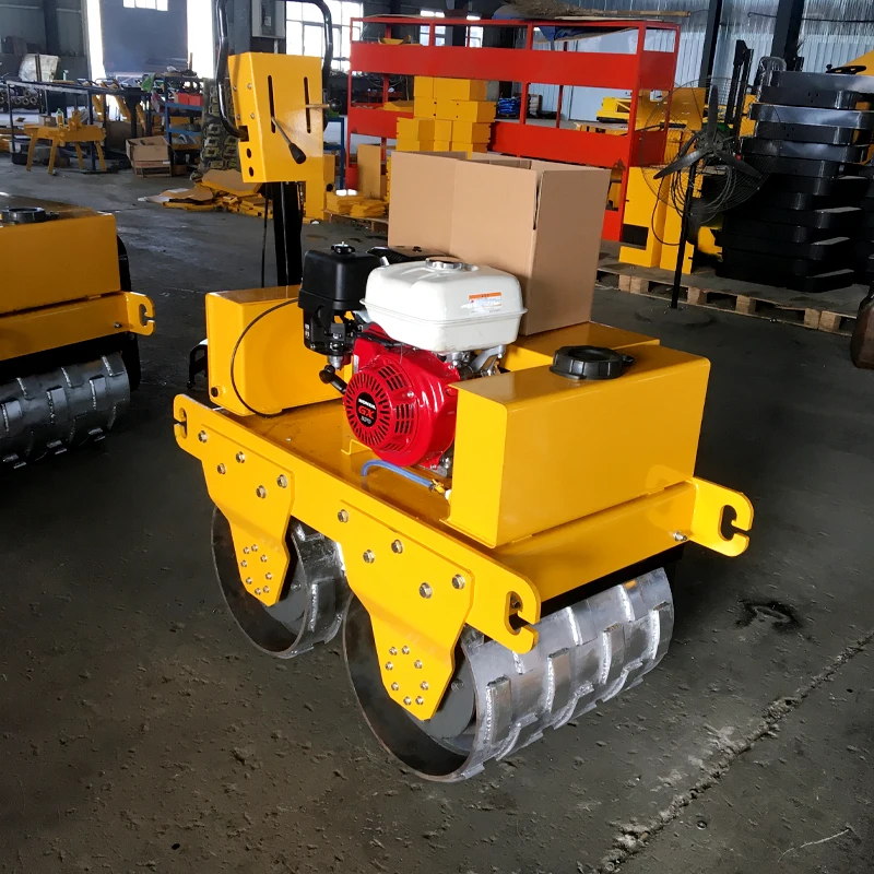 Double Drum Asphalt Concrete Small Vibratory Road Roller For Road Construction Machines