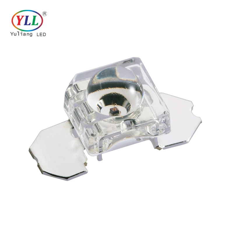 Medium power Yuliang LED 5mm red yellow blue white multichip Piranha LED for automotive light and advertising industry