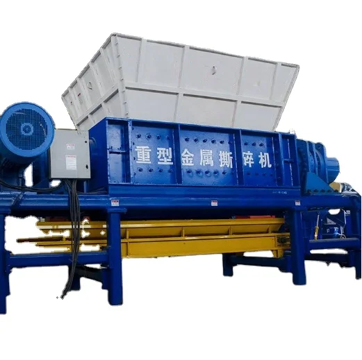 Машина для измельчения металла с двумя валами