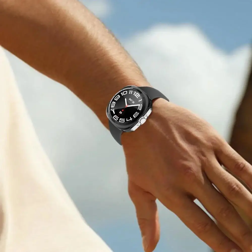 Защитный чехол для Samsung Galaxy Watch 7 Ultra 47 мм мягкий ТПУ покрытие бампер ультра аксессуары