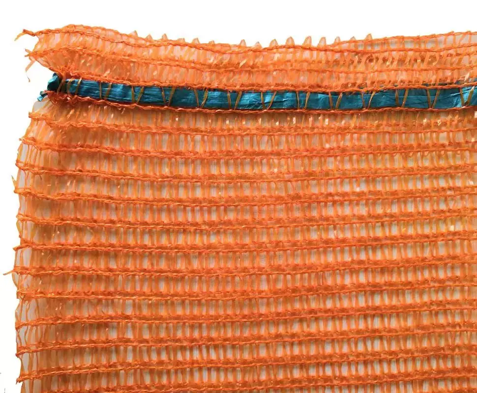 Anti-UV Packaging Vegetable Onions Garlic Fruit Orange Potato Cabbage Plastic PP Tubular Leno Net Sack Drawstring Mesh Bag