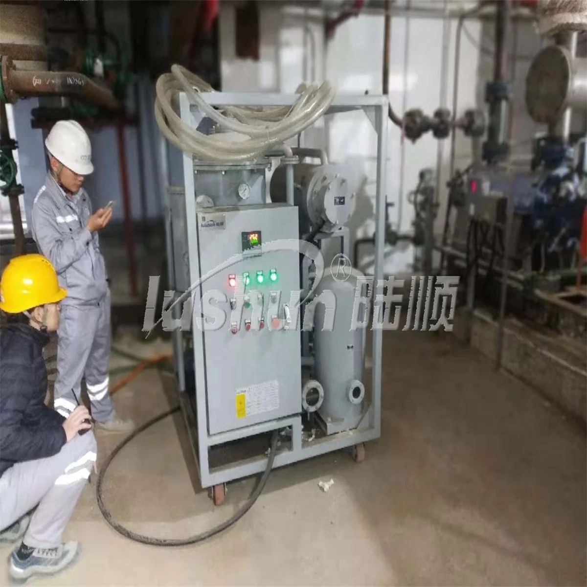 New 380V Vacuum Centrifugal Turbine Oil Purifier for Manufacturing Plant Construction Gear Pump Core Components Turbine Oil