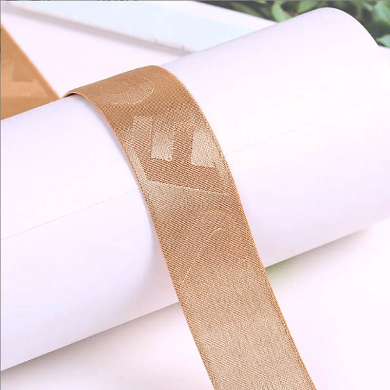 Customized Biodegradable Workout Clothing Brief Leggings Shiny Fold Over Elastic Band For Boxer Shorts