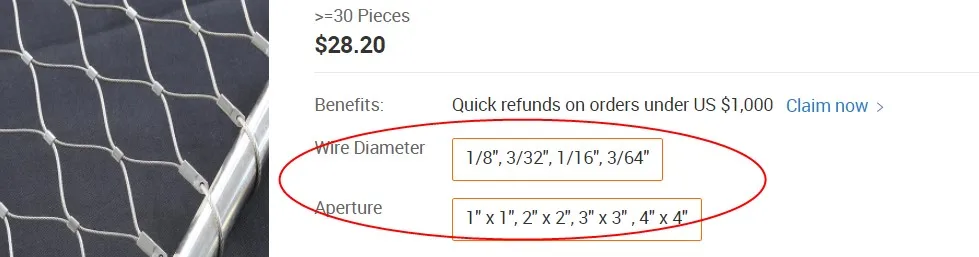 Manufacturer Stainless Steel Wire Mesh Hexagon Outdoor Bird Aviary