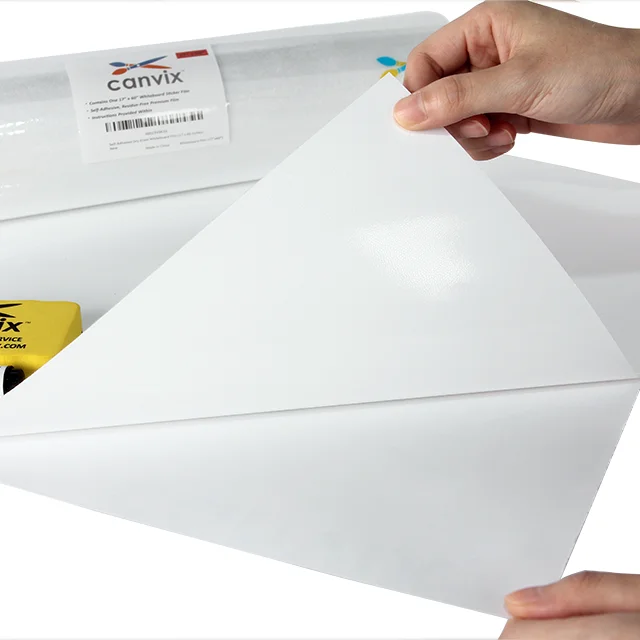 HOMIDEK Dry Erase Children PET Whiteboard Sticker Kids Roll Self Adhesive Vinyl Writing Board