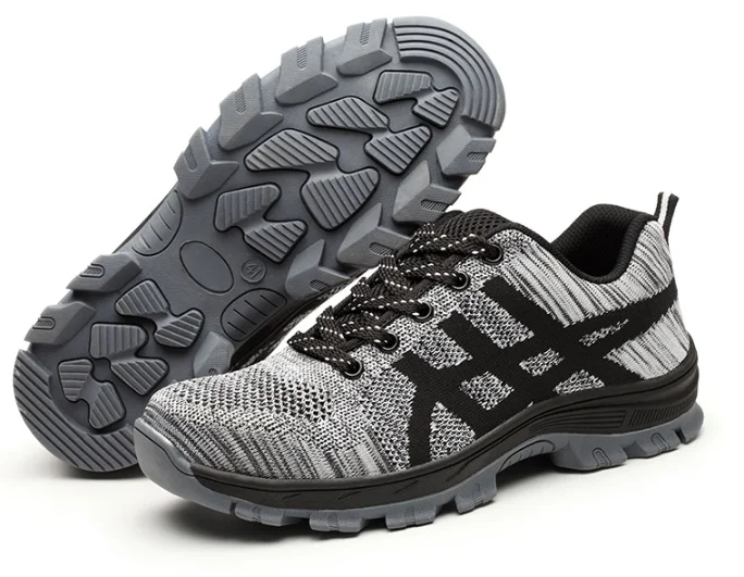 Ballistic Fabric Labor Shoe in Stock Fashion Lightweight Breathable Men Work Safety Shoes