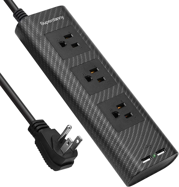 Electrical supplies unique tabletop usb power strip extension black 3 outlet power strip