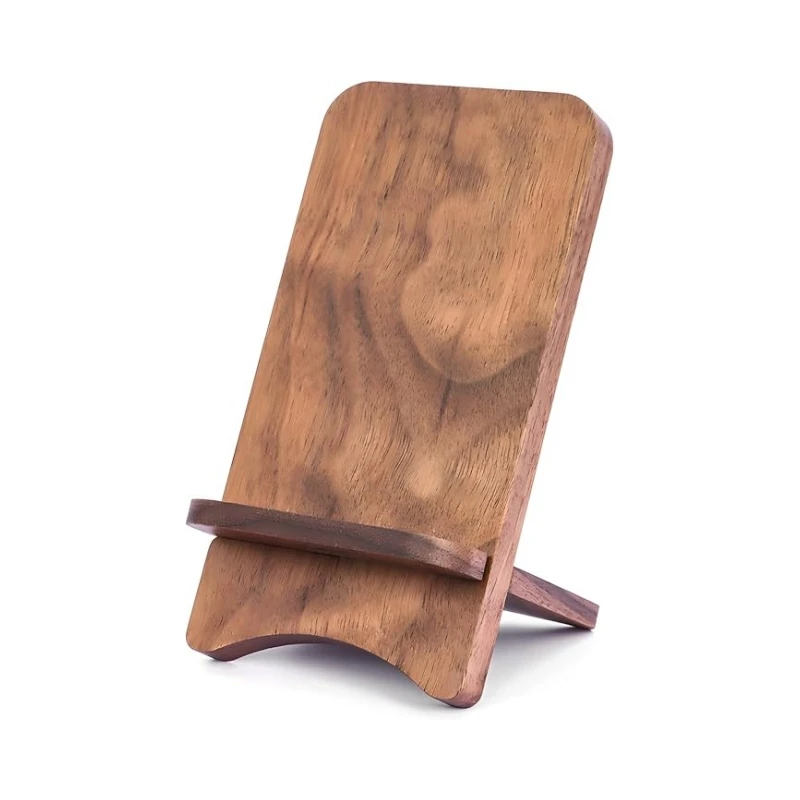 Wholesale High Quality Solid Wood Simple Phone Stand, Desktop Stand, iPad Tablet Display Stand