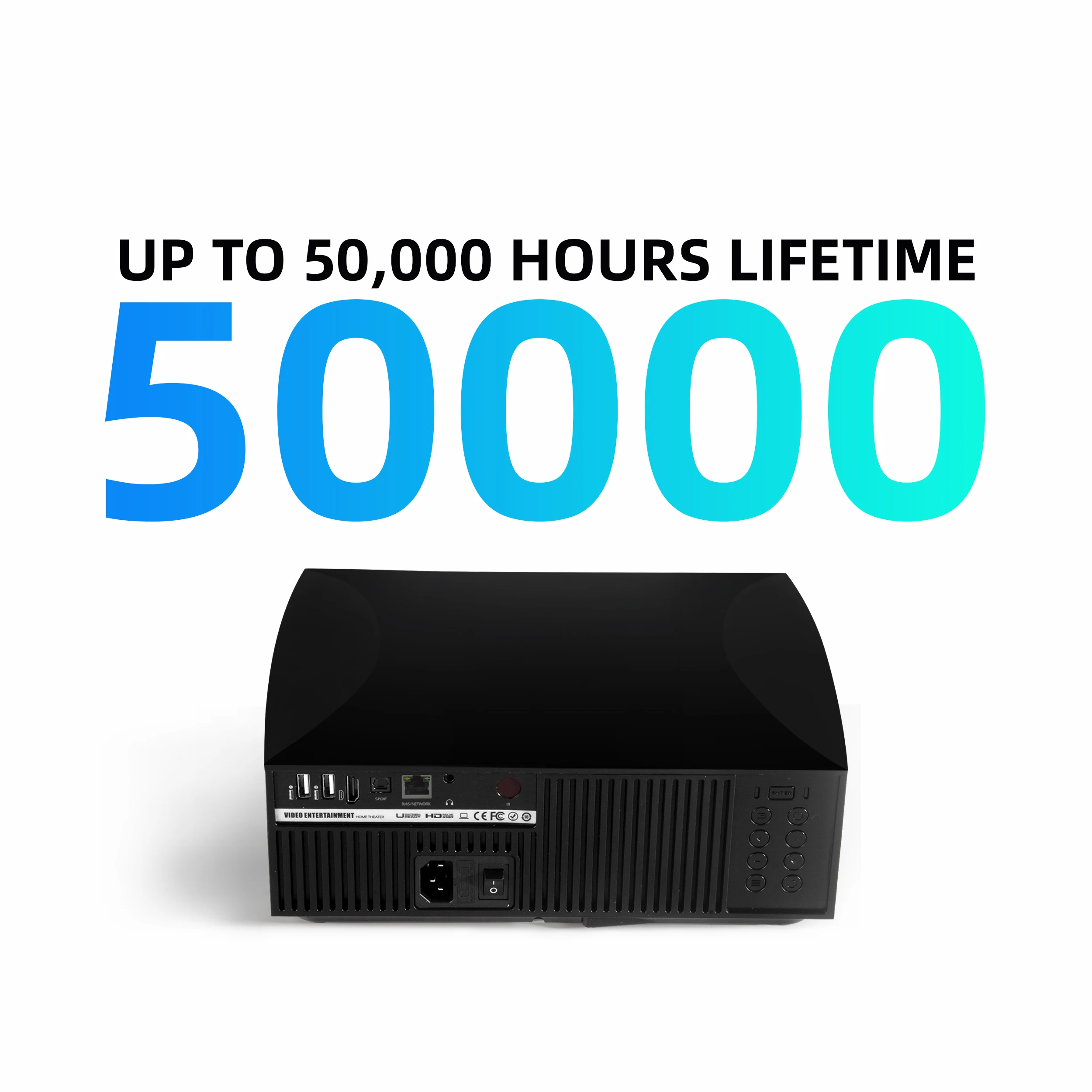 2021 Vivirbight F30UP Full HD 1080P WIFI Smart Projector 4200 Lumens Multimedia Home Theatre Projector