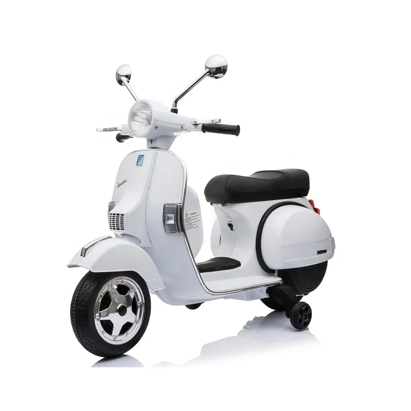 Лицензированный Детский Электрический мотоцикл VESPA PX150, игрушечные детские мотоциклы