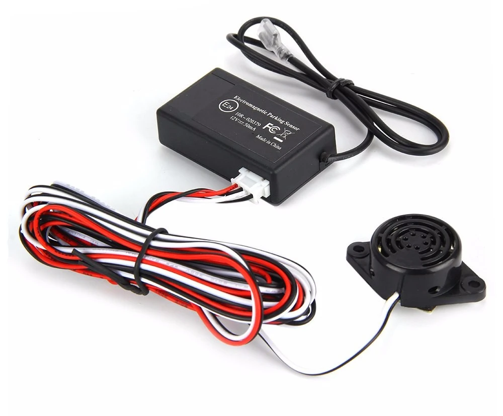 12V Electromagnetic Reversing Backup Radar U301 Buzzer Car Parking Assist Sensor System