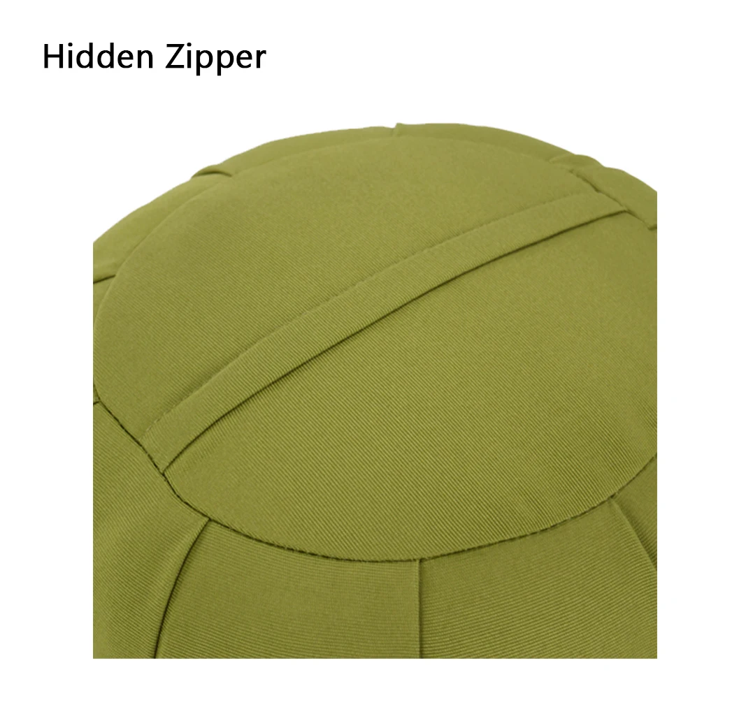 Eco - friendly Buckwheat Husk Relieve Pressure  Yellow Meditation Accessories Cushion  for Rising