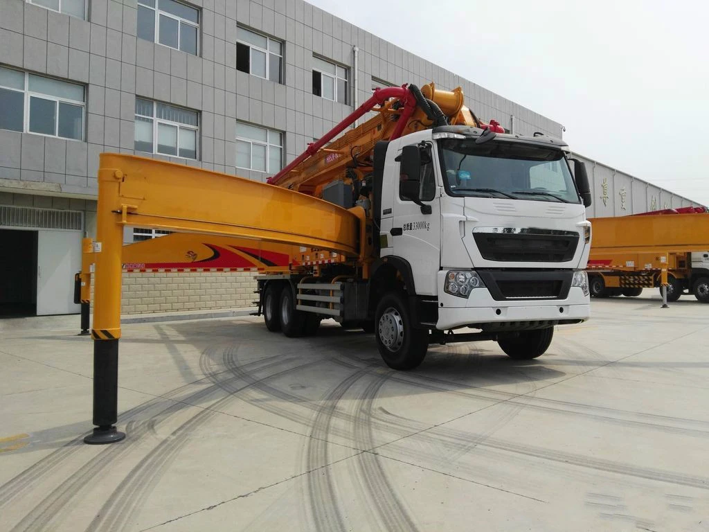 China Top Brand Mobile Hydraulic 30m Truck Mounted Concrete Mixer Pump HB30V Best Price