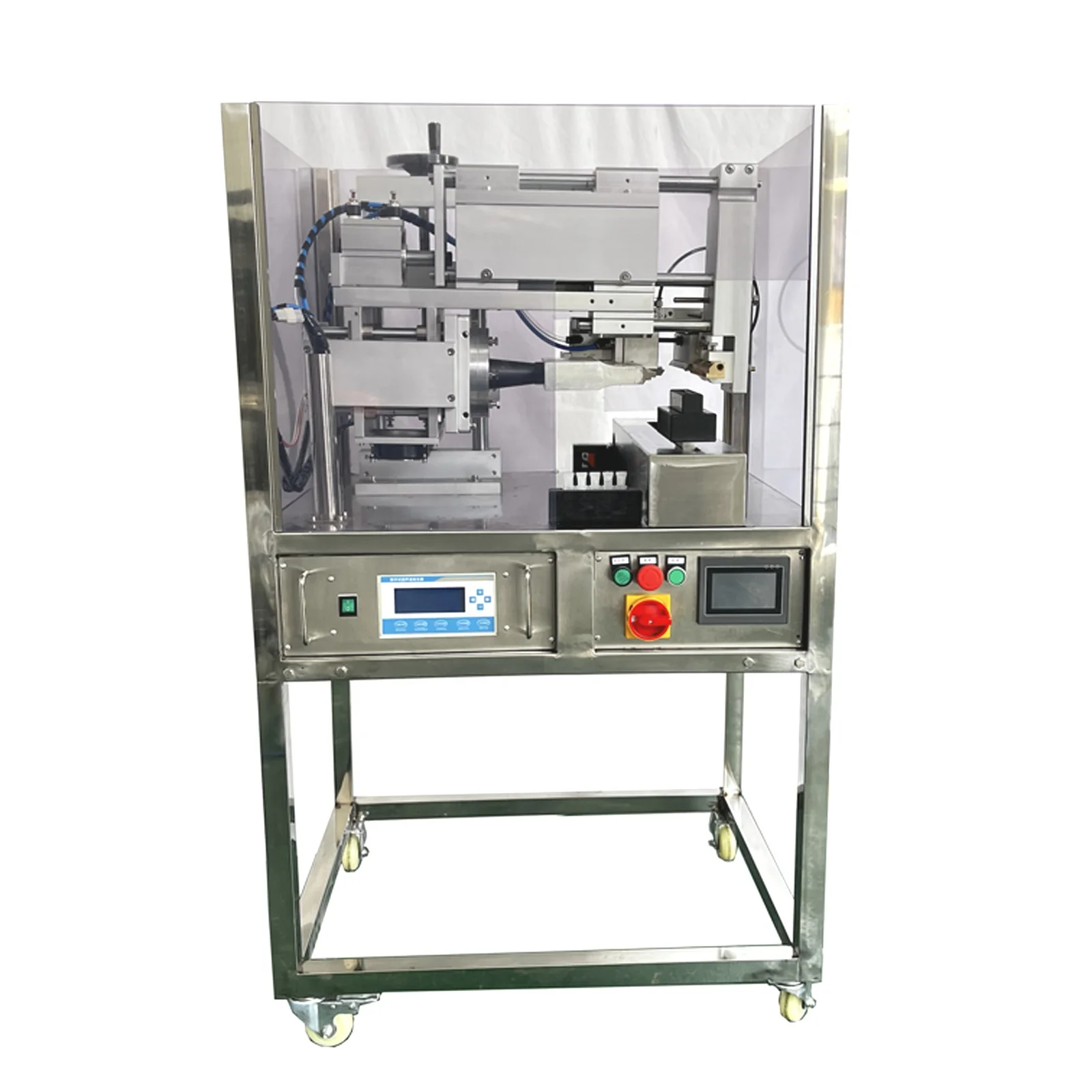 Horizontal type ultrasonic strip tube sealing welding machine