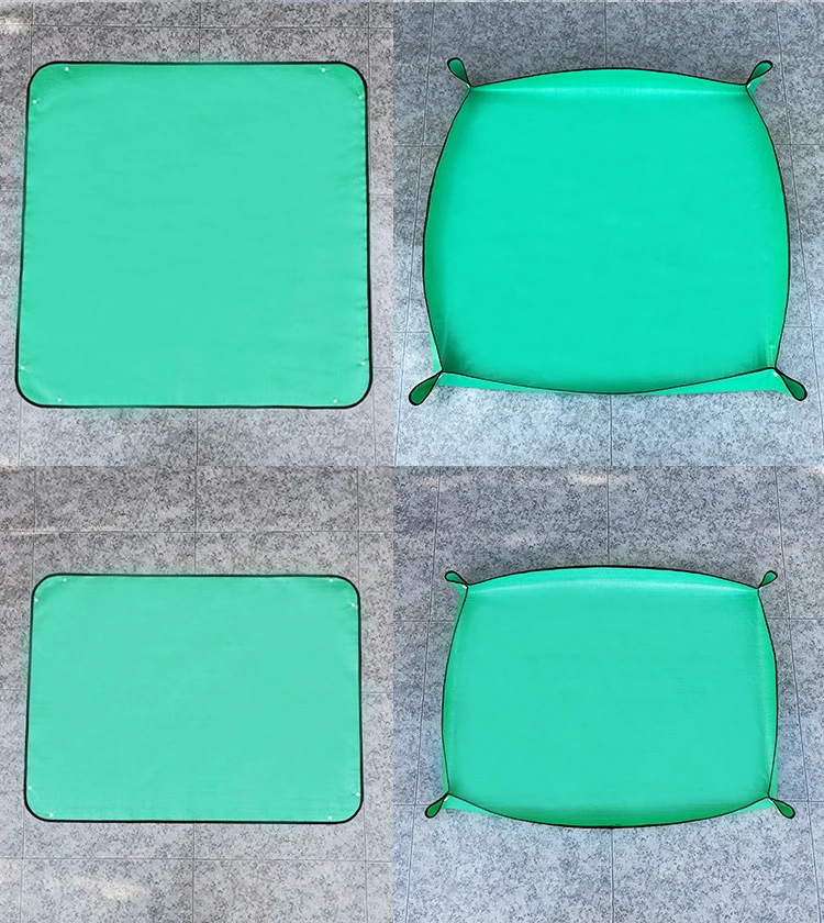 DD2325  Thickened Foldable Waterproof Bonsai Tray Mat Transplanting Pad Mess Control Dirty Catcher Gardening Plant Repotting Mat