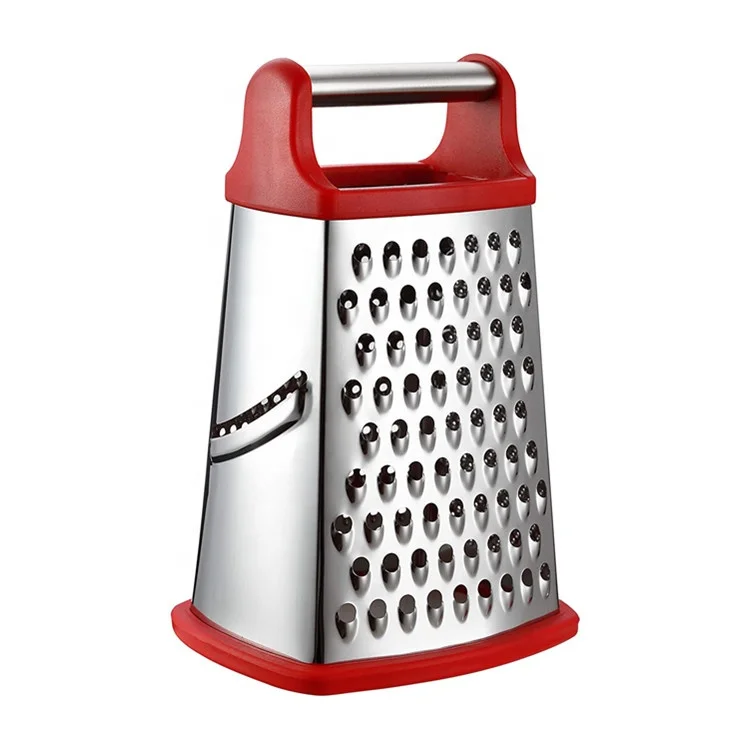 10 Inch Stainless Steel Sharp Blades 4 Sides Easy Kitchen Food Grater For Super Markets