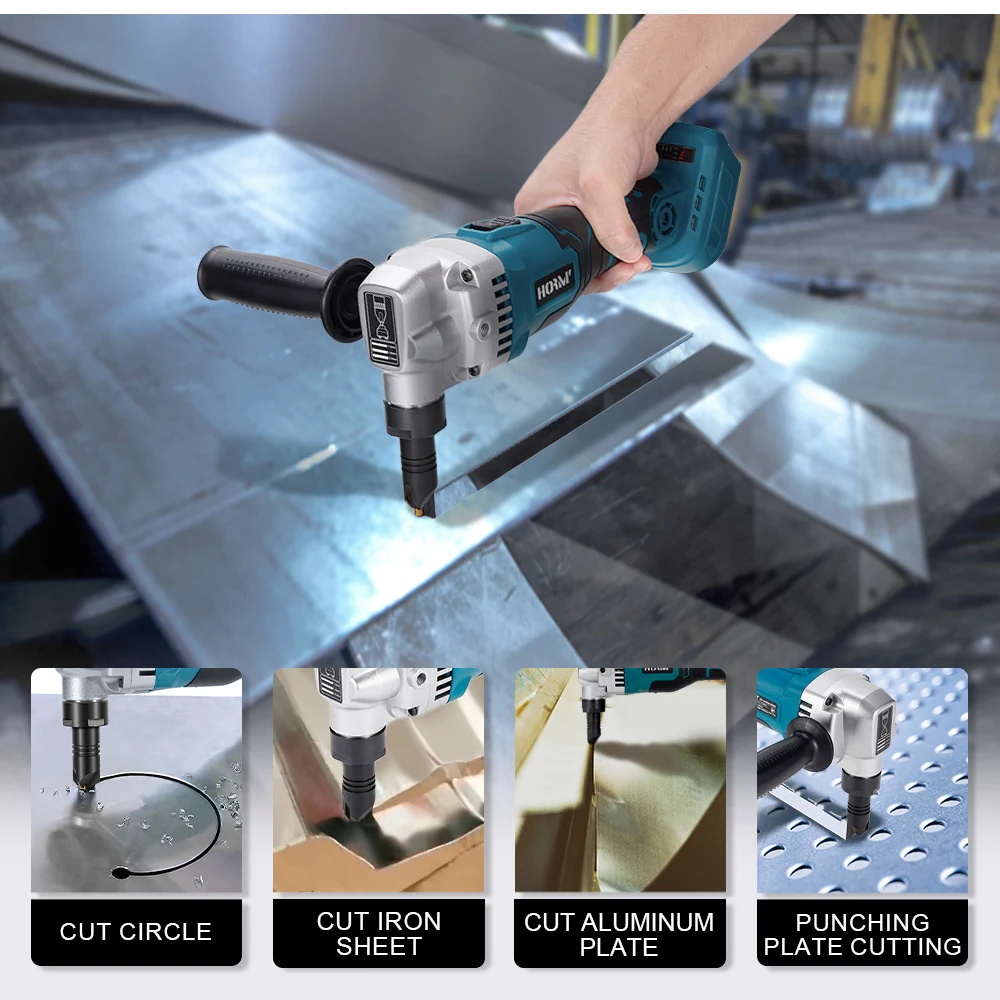 Hormy Brushless Impact Shears Sheet Metal Shears Electric Multi-mode Cutting Machine Without Battey For Makita 18V Battery