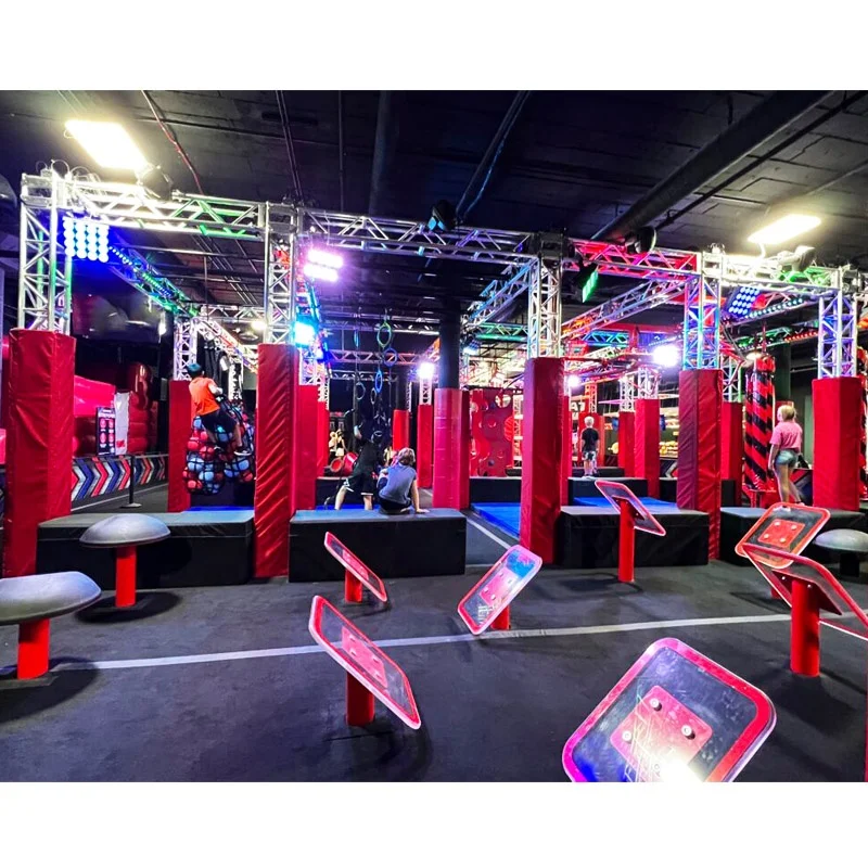 Portable diy adventure park american  ninja warrior playground challenge course outdoor equipment