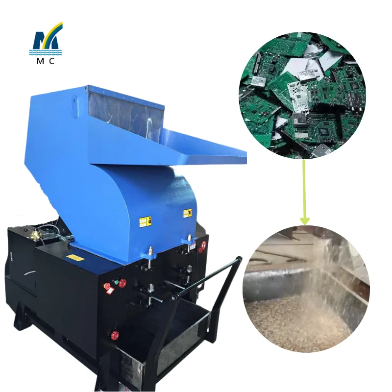 Plastic product Flexible Printed Circuit board Polyimide polyester film Polychlorinated biphenyl PCBA crusher machine
